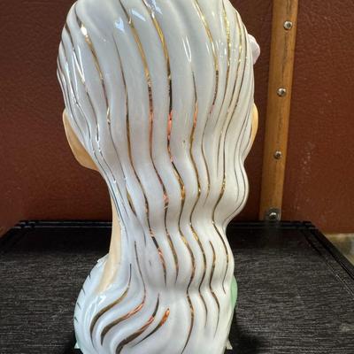 Very unique Lady Head Vase 1960's