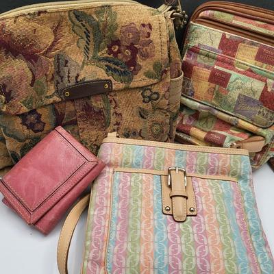 FOSSIL Brand Purse & Wallet Lot