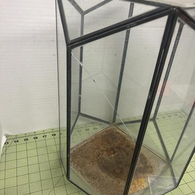 Stained Glass Terrarium (with crack)