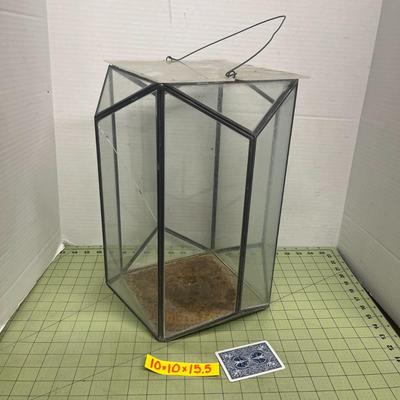 Stained Glass Terrarium (with crack)