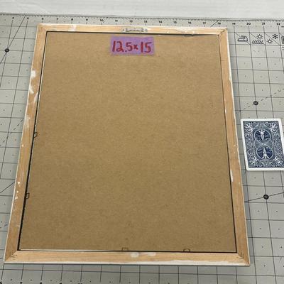 Blue Wooden Photo Frame