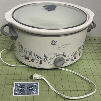 Ge 5 Quart Oval Slow Cooker