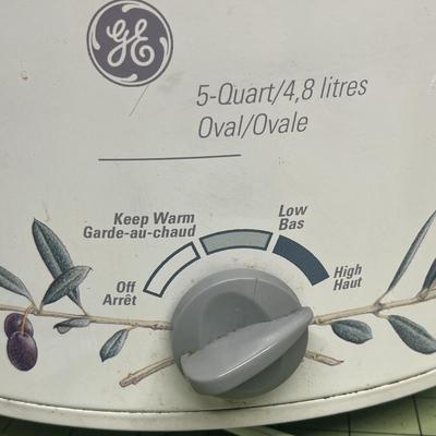 Ge 5 Quart Oval Slow Cooker