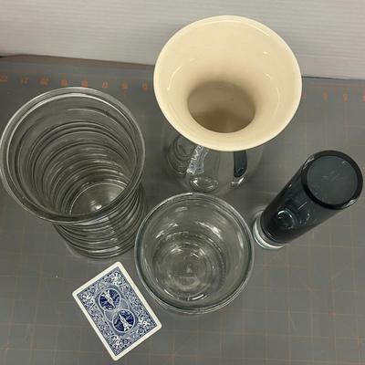 6 Different Type Of Glass & Plant Pot