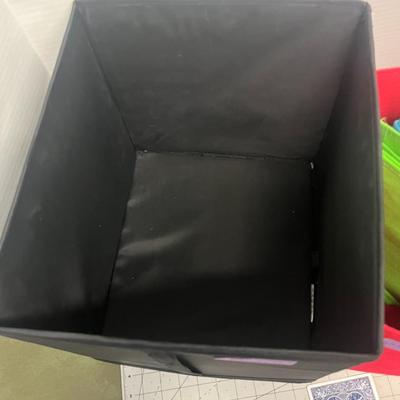 6 Fabric 2 Pieces Foldable Large Size Storage Cube With Handle