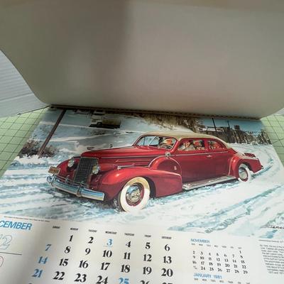 Trw Calendar Grand Prix Antique Race Car Art Rare Artwork Graphic Arts