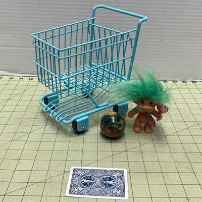 Kitchen Littles Kitchen Food Mart Shopping Cart Vintage Mattel Cash