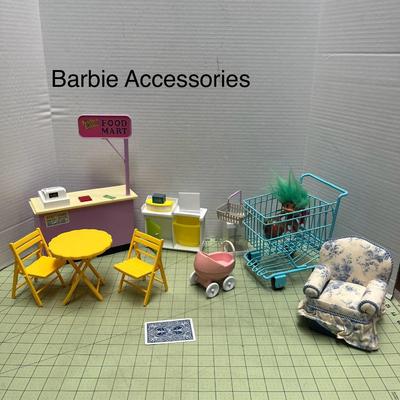 Kitchen Littles Kitchen Food Mart Shopping Cart Vintage Mattel Cash