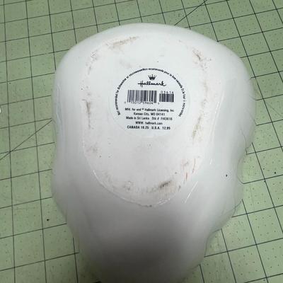 Halloween Treat Plastic Bucket & Halloween Hallmark Ghostula Ghost