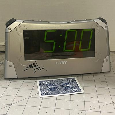 Coby Cr-a98 Am/fm Alarm Clock With Jumbo 2" Led Display,
