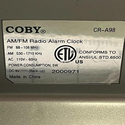 Coby Cr-a98 Am/fm Alarm Clock With Jumbo 2" Led Display,