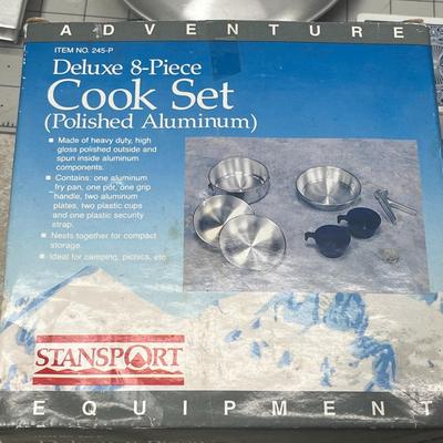 Deluxe 8-piece Cook Set Polished Aluminum