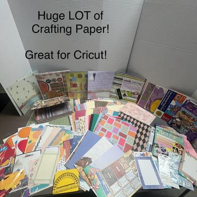 Huge Lot Of Crafting Paper And Great For Cricuts