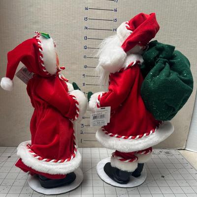 Annalee Santa Claus And Mrs Claus Dolls