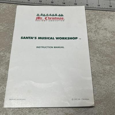 Vintage Mr.christmas Santa's Musical Workshop Rare Musical Lights & Moving Parts