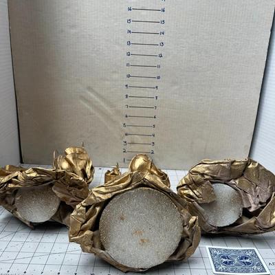 Bronze Colorpaper Mache 3pc Manger set