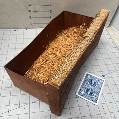 Bronze Colorpaper Mache 3pc Manger set