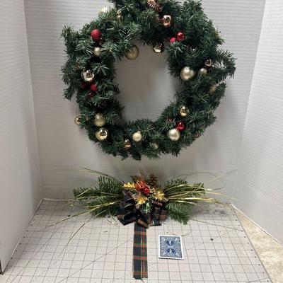 Christmas Wreath & Holiday Swag