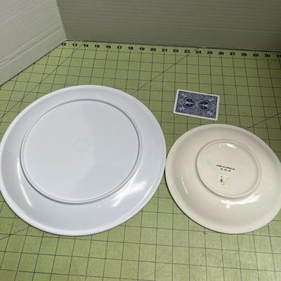 Melamine Christmas Dinner Plate Holiday Party Dish