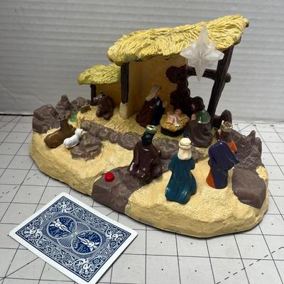 Gemmy Nativity Scene Light And Music