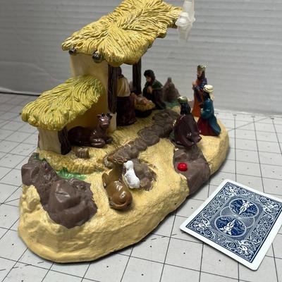 Gemmy Nativity Scene Light And Music