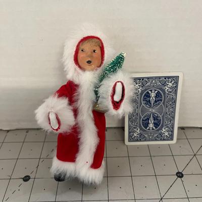 Vintage Santa With Christmas Carolers Child