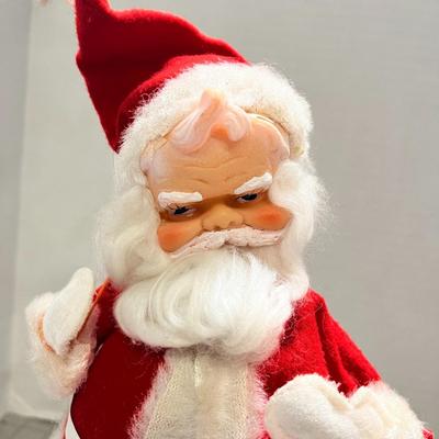 Vintage Santa With Christmas Carolers Child