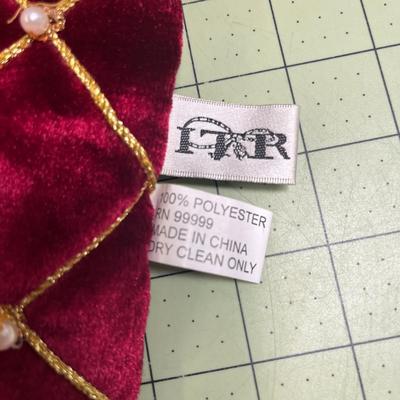Table Runner With Christmas Santa Claus Hat