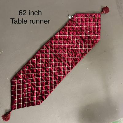 Table Runner With Christmas Santa Claus Hat