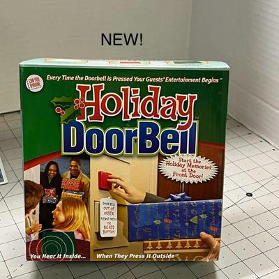 Holiday Door Bell With Christmas Story Movie Leg Lamp Night light Plug