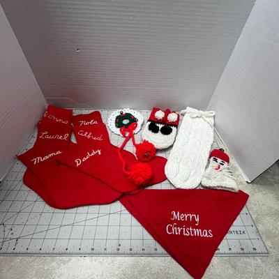 Christmas Stockings & Crochet Decor