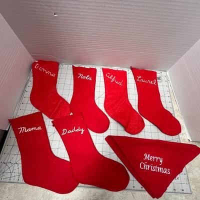 Christmas Stockings & Crochet Decor