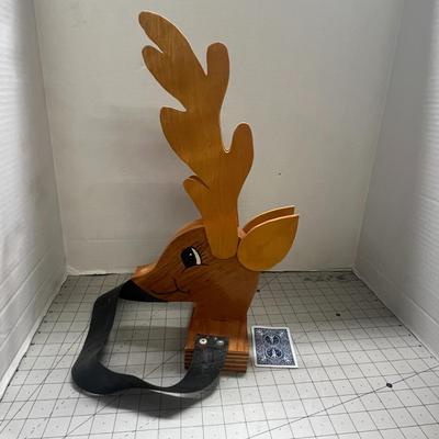 Wooden Reindeer Decoration