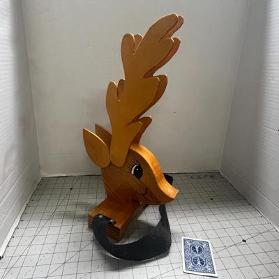 Wooden Reindeer Decoration