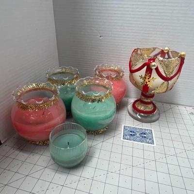 Christmas Decoration Diya Candles