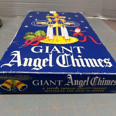 Giant Angel Chimes Vintage Christmas