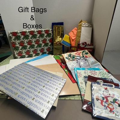 Collection Of Gift Bags & Boxes