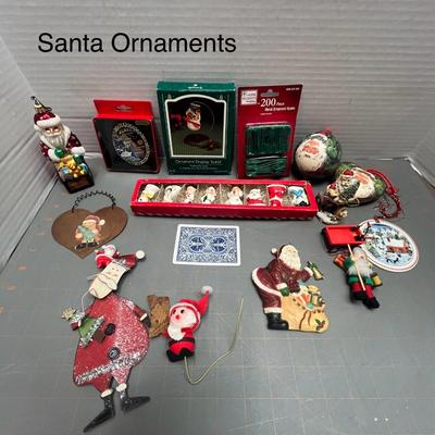 Santa Tree ornaments