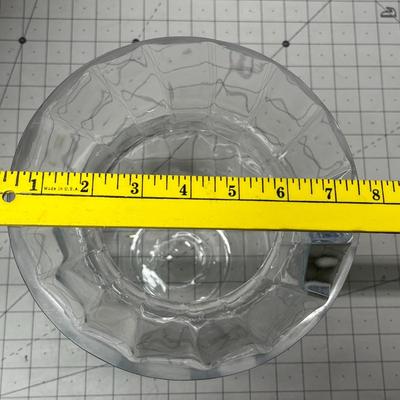 Beautiful Large 1 gal. Glass vase, Small vase & Wire Wreath