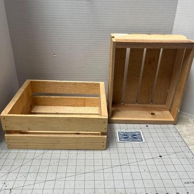 Wooden Storage Crates