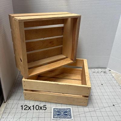 Wooden Storage Crates