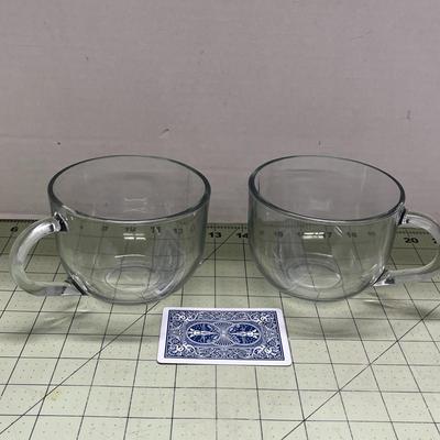 Set Of Glass Coffee Cup/ Soup Bowl