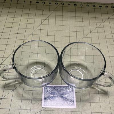 Set Of Glass Coffee Cup/ Soup Bowl