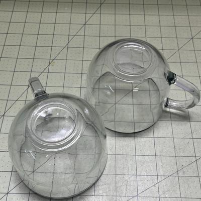 Set Of Glass Coffee Cup/ Soup Bowl