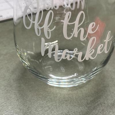 3 Wine Glasses, Marble Cork and Wine opener