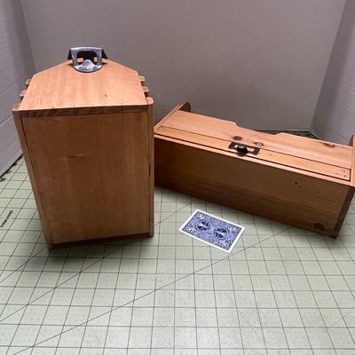 3 Tier Wooden Desk Organizer With Bottle Caddy