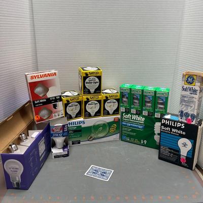Large Lot of Assorted Light Bulbs