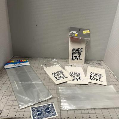 Studio His & Hers Treat Sack Bags 50 Count Made With Love 4.5" Please Read