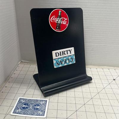 Magnetic Easel & Coca-cola & Dirty/Clean Magnets