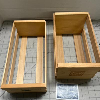 Natural Pine And Napa Valley Wooden Storage Box